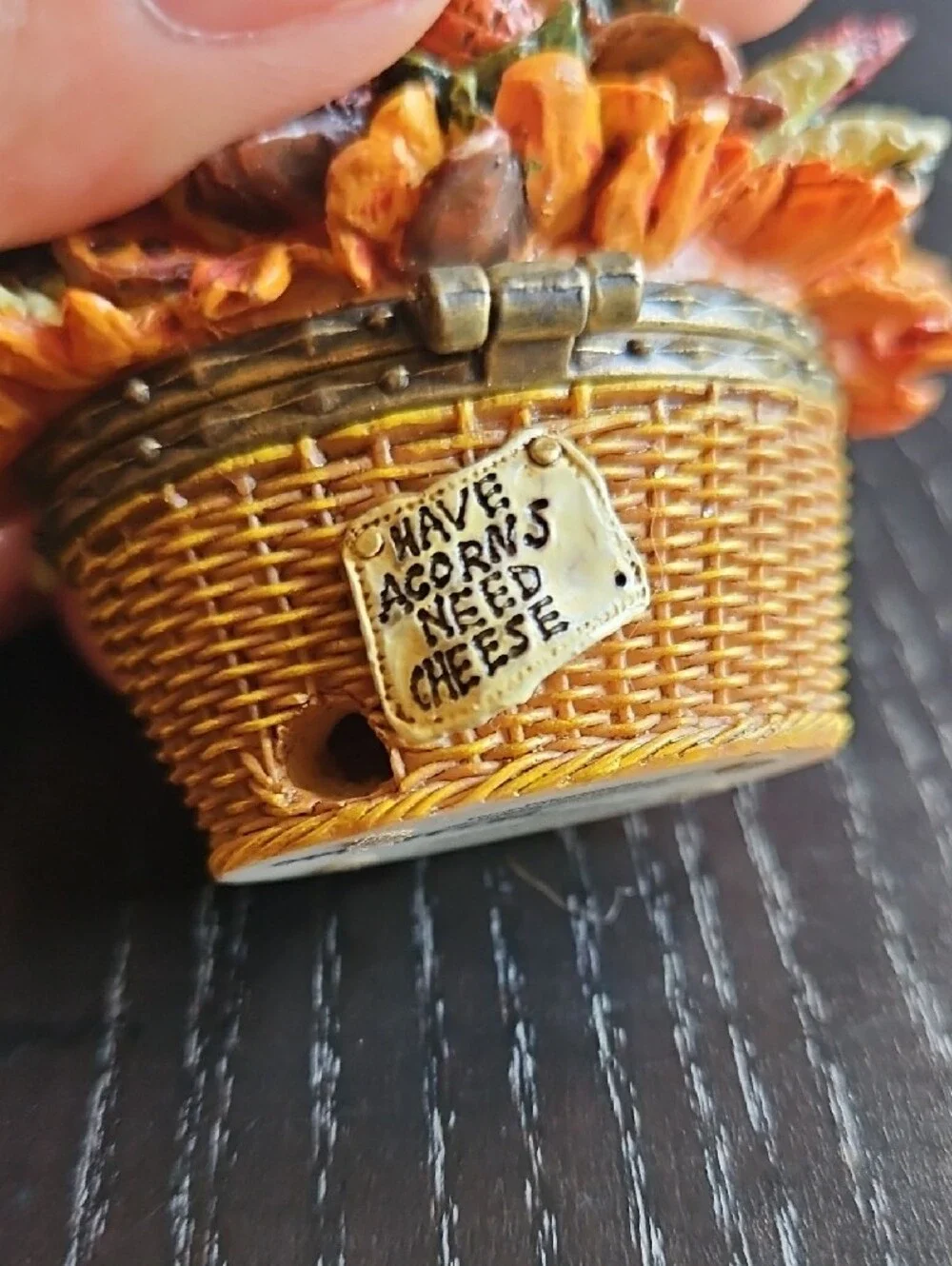 Boyd's Bears Autumn Harvest Decorative Trinket Box PHB
